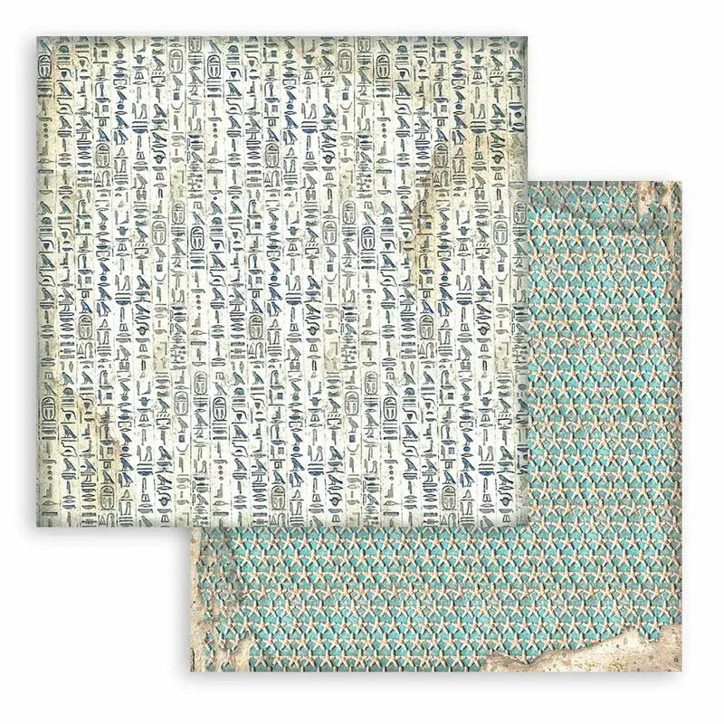 Stamperia - 8x8 Paper Pack - Fortune Backgrounds Land of Pharaohs