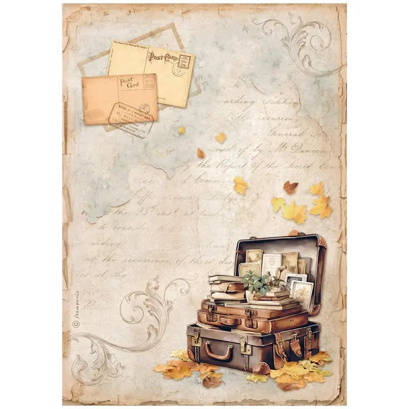 Stamperia - Rice Paper Selection 6 sheets - Golden Harmony - Image #6