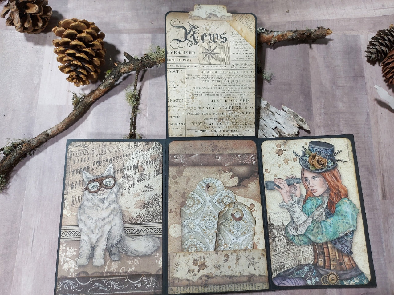DIY Project ~ Vintage Folio ~ Tutorial