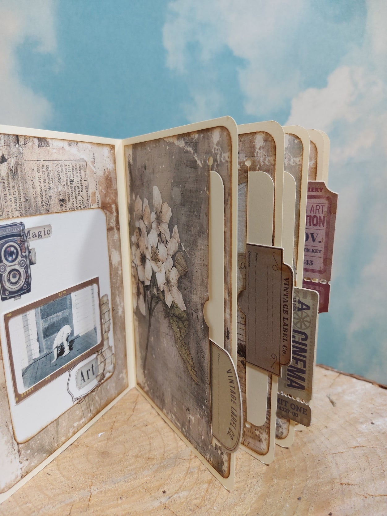 DIY Project ~ Photo Book Paper collection Natural