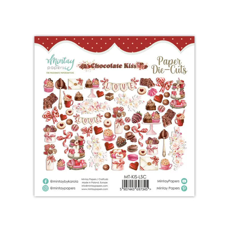 Mintay Papers - Paper Die Cuts - Chocolate Kiss - Image #2