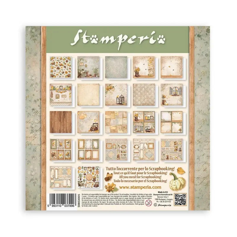 Stamperia - 8x8 Maxi Paper Pack - Golden Harmony - Image #5