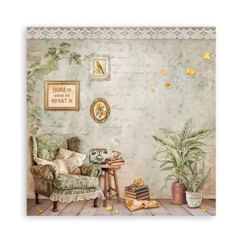 Stamperia - 8x8 Maxi Paper Pack - Golden Harmony - Image #4