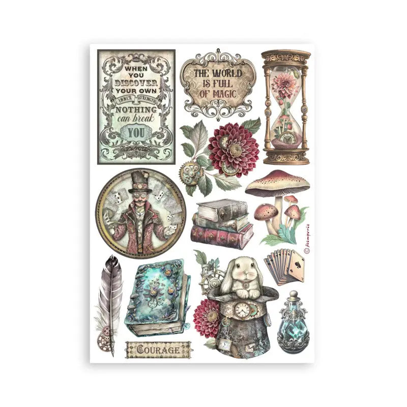 Stamperia - Washi Pad - Master Of Magic - Image #5