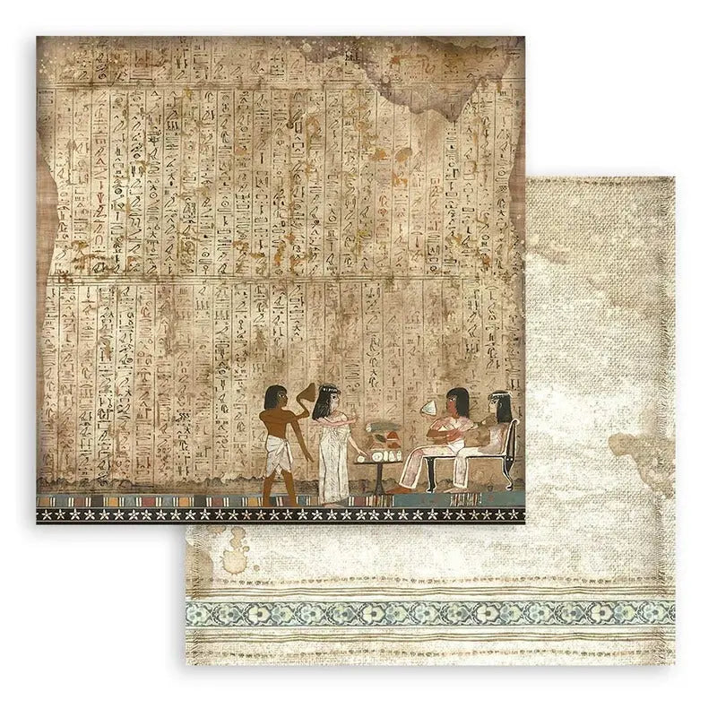 Stamperia - 8x8 Paper Pack - Fortune Backgrounds Land of Pharaohs