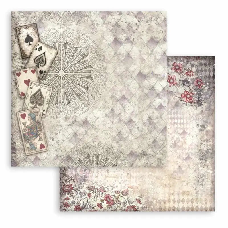 Stamperia - 8x8 Paper Pack - Master Of Magic - Back Grounds - Image #5
