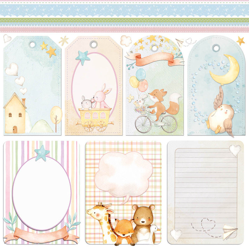 Ciao Bella - 8x8 Paper Pad - My Tiny World