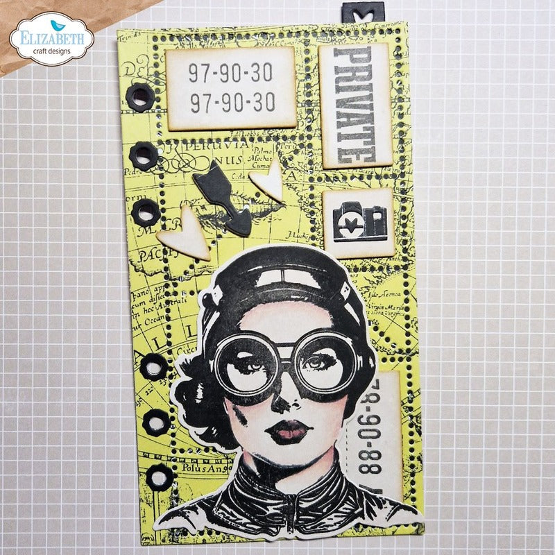 Elizabeth Craft Designs - Die - Sidekick Essentials 31 - Postage Stamp Page