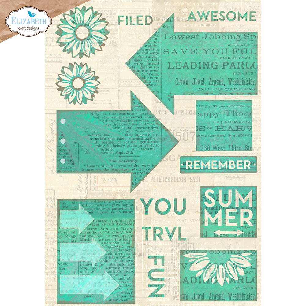 Elizabeth Craft Designs - La Dolce Vita Collection - Die - Arrows