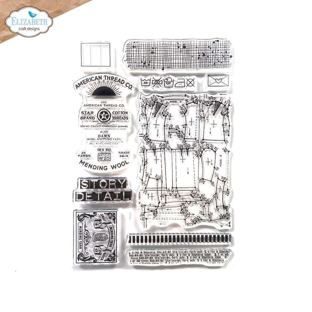 Elizabeth Craft Designs - Clear Stamp - Craft Studio 1