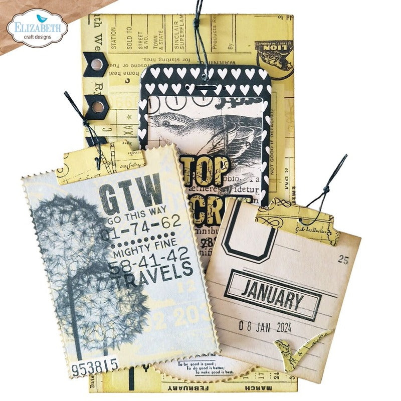 Elizabeth Craft Designs - Clear Stamp - Months