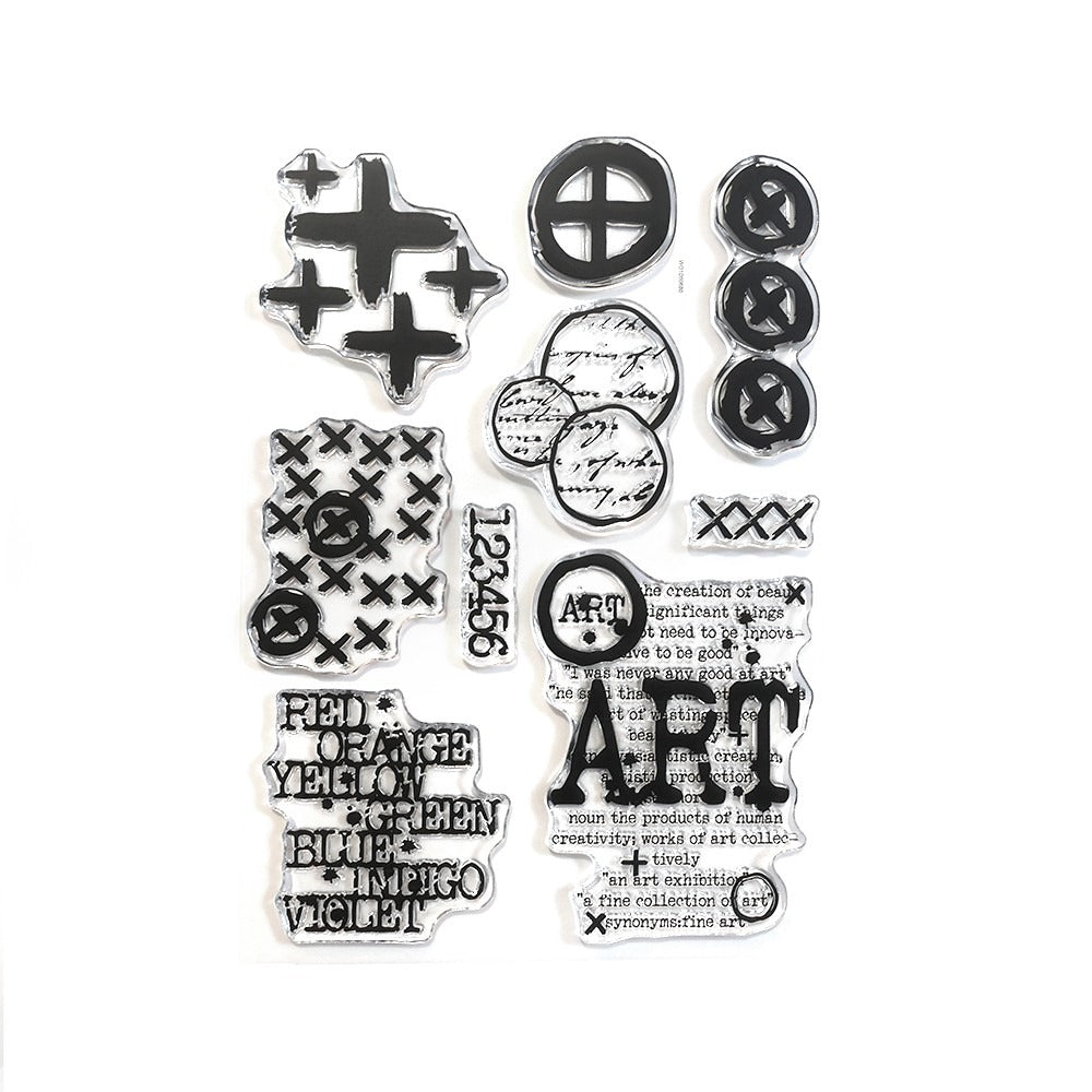 Elizabeth Craft Designs - Clear Stamp - Plusses and More