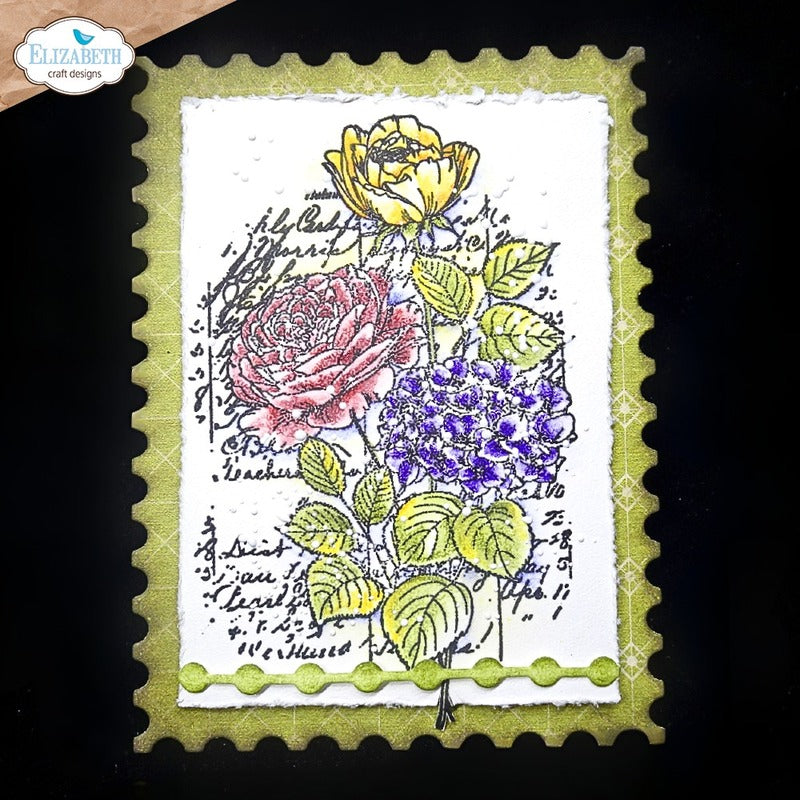 Elizabeth Craft Designs - Clear Stamp - Love & Roses