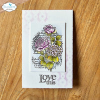 Elizabeth Craft Designs - Clear Stamp - Love & Roses