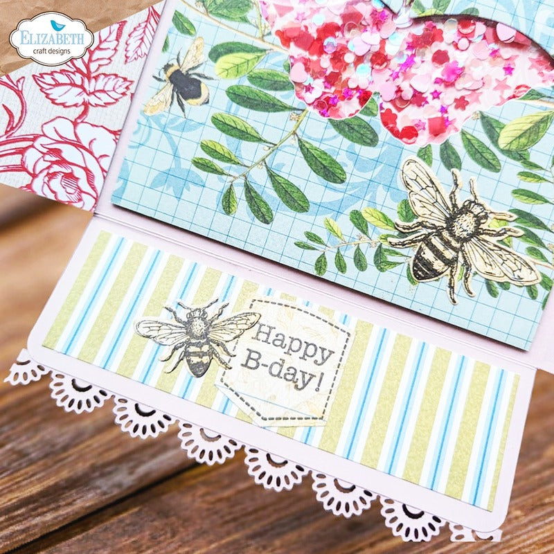 Elizabeth Craft Designs - Clear Stamp - Phrases & Dingbats