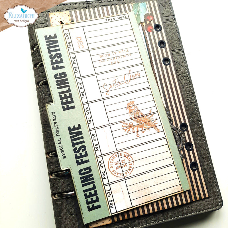 Elizabeth Craft Designs - Clear Stamp & Die - Xmas From The Past 1