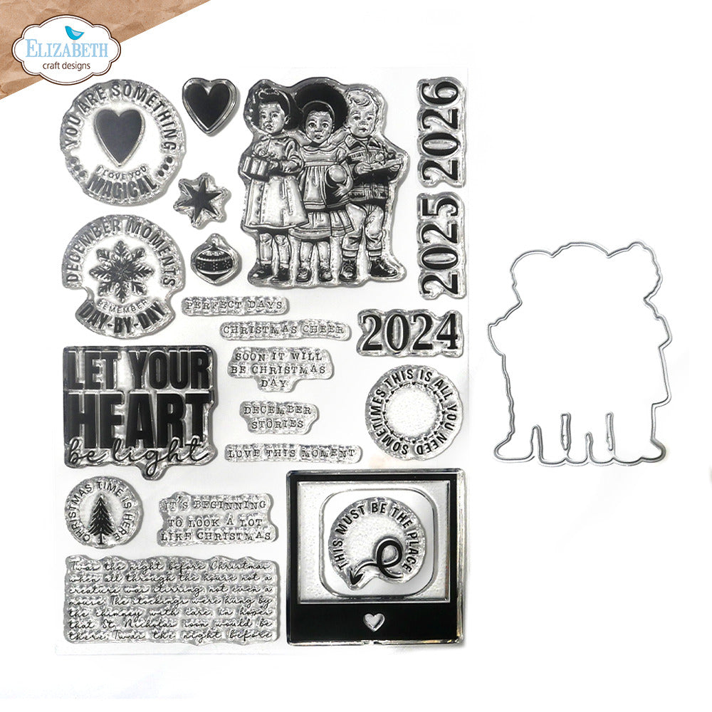 Elizabeth Craft Designs - Clear Stamp & Die - Magical Moments