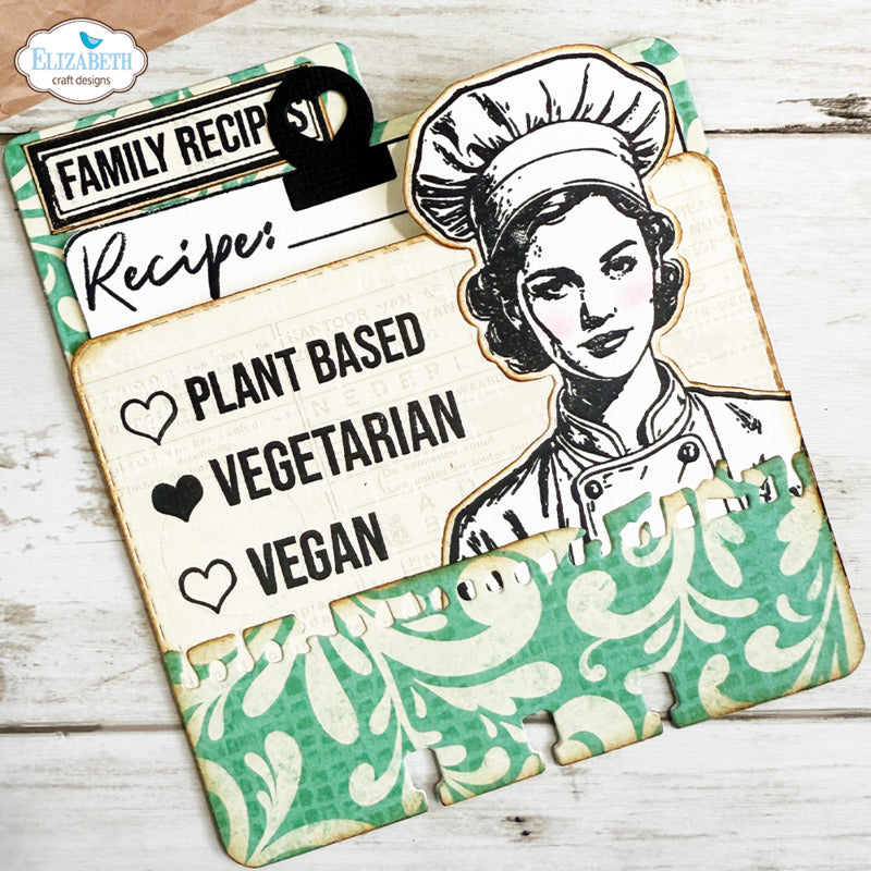 Elizabeth Craft Designs - Stamp & Die Set - Let's Cook