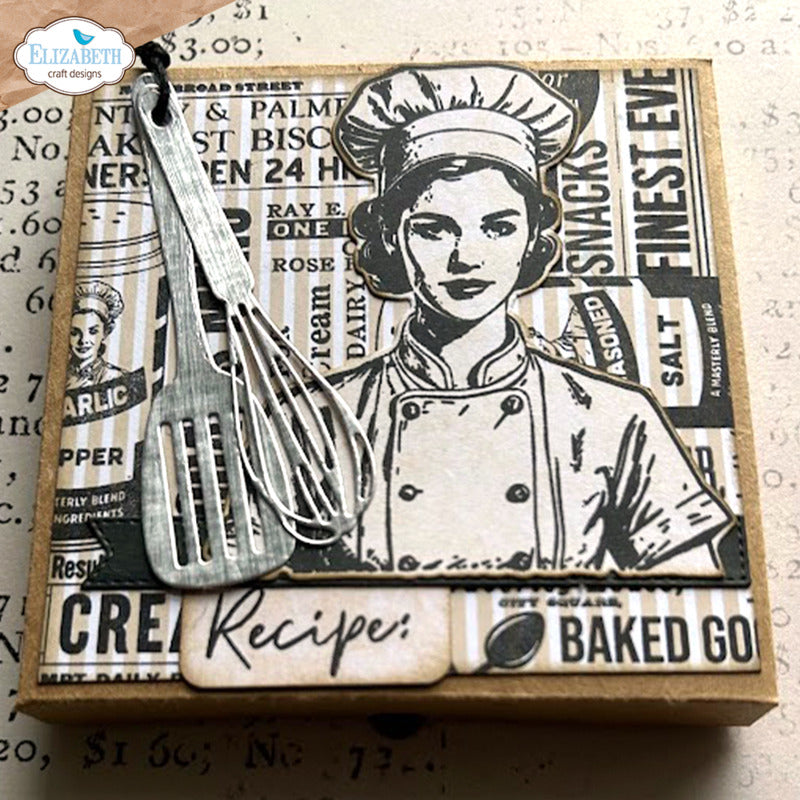 Elizabeth Craft Designs - Stamp & Die Set - Let's Cook