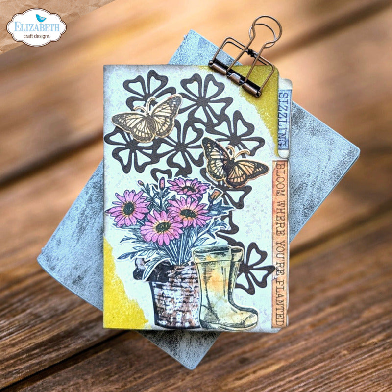 Elizabeth Craft Designs - Garden of Love Stamp & Die Set