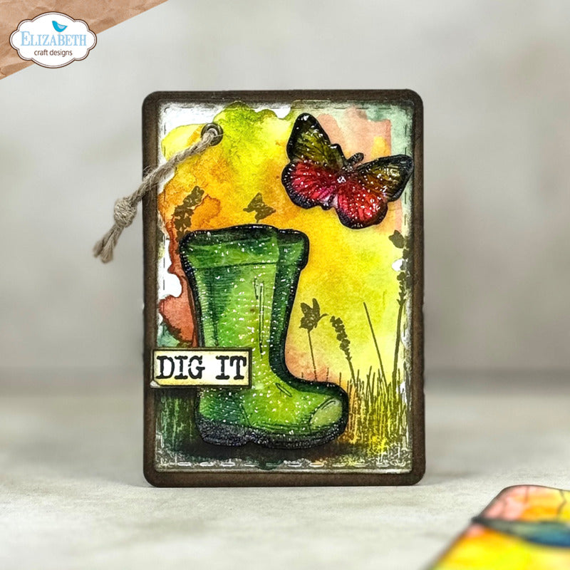 Elizabeth Craft Designs - Garden of Love Stamp & Die Set