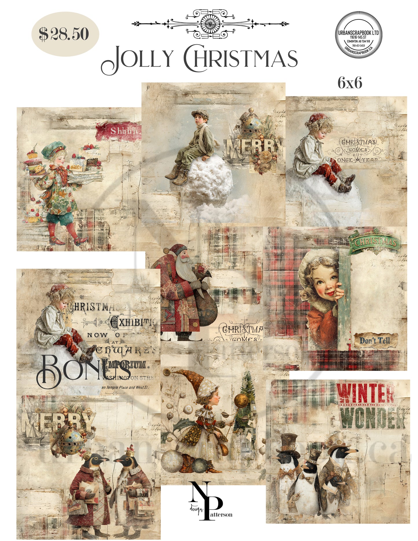 DIY Project ~Jolly Christmas paper collection