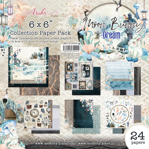 Asuka Studio - 6x6 Collection Paper Pack - Moon Bunny Dream