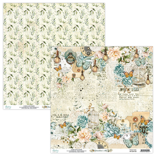 Mintay Papers - 12X12 Patterned Paper - Grandma's Attic 02