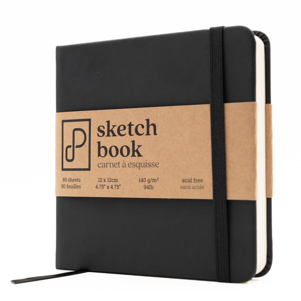 Prism Studio - Sketch Book 12cm x 12cm - Tuxedo Black