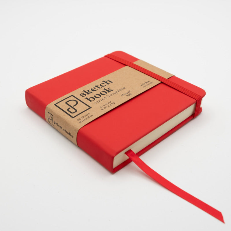 Prism Studio - Sketch Book 12cm x 12cm - Fiesta Red