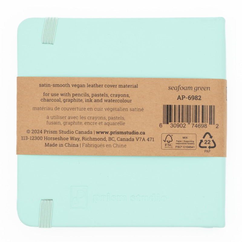 Prism Studio - Sketch Book 12cm x 12cm - Seafoam Green
