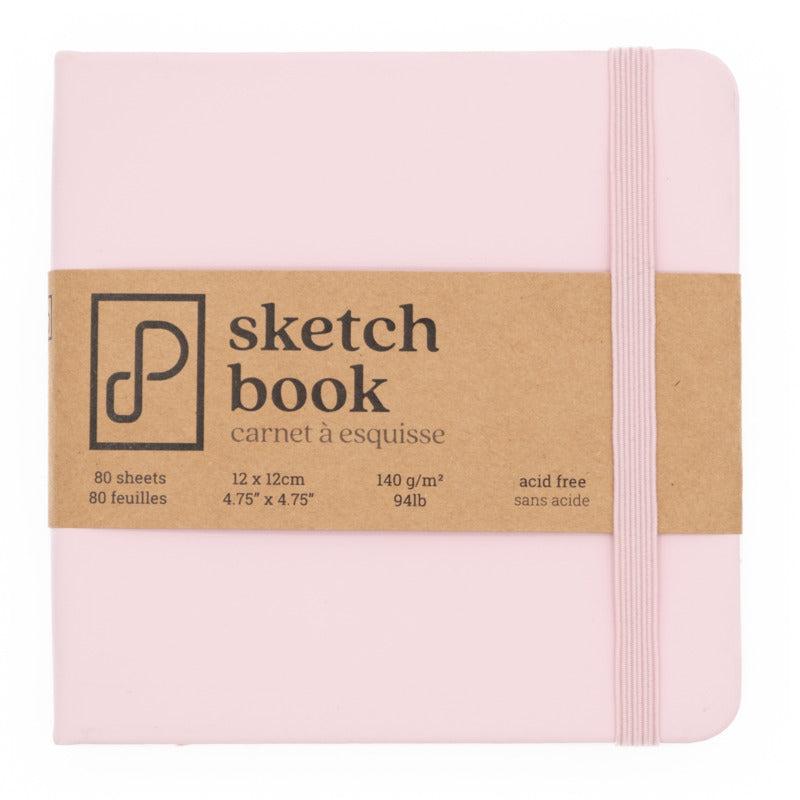 Prism Studio - Sketch Book 12cm x 12cm - Shell Pink