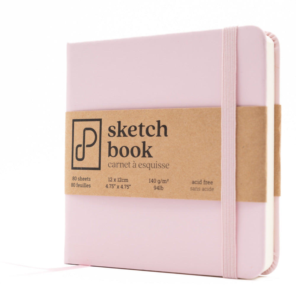 Prism Studio - Sketch Book 12cm x 12cm - Shell Pink