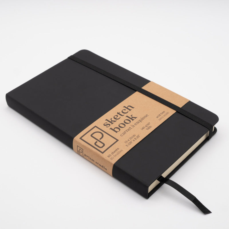 Prism Studio - Sketch Book 13cm x 21cm - Tuxedo Black