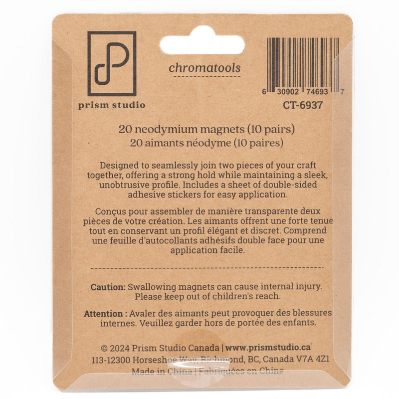 Prism Studio - Chromatools - Disc Magnets, Small (20pc)
