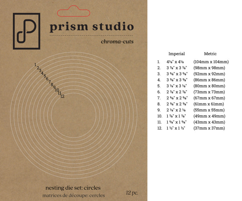 Prism Studio - Chroma-cuts - Nesting Circles
