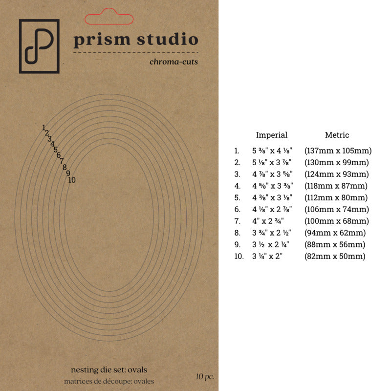 Prism Studio - Chroma-cuts - Nesting Ovals