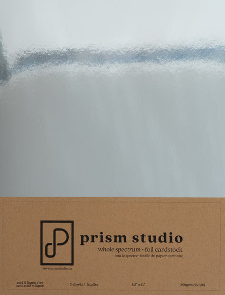 Prism Studio - Chrome 8.5x11 cardstock 5 sheets