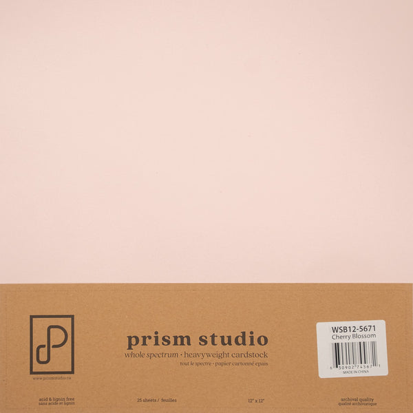Prism Studio - Cherry Blossom 12x12 cardstock 25 sheets