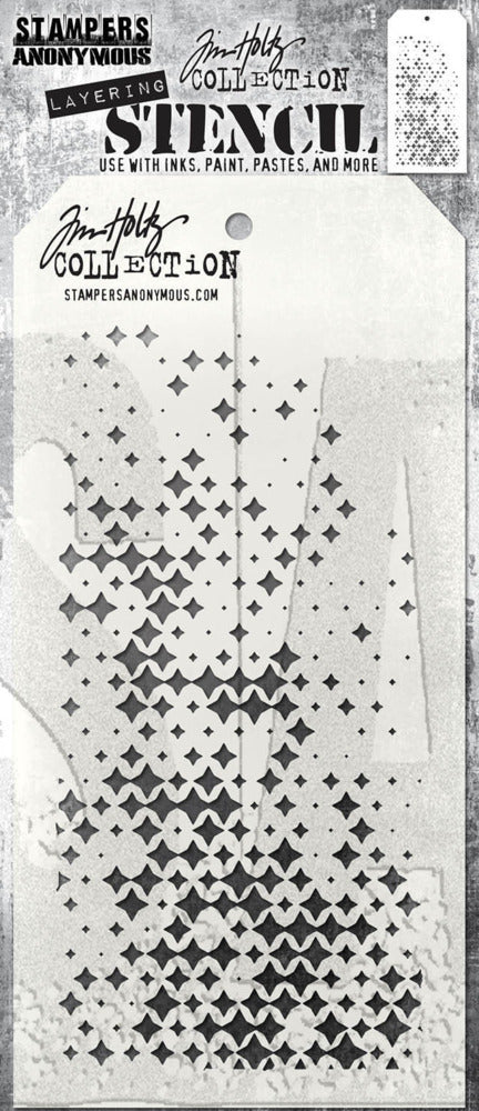 Stampers Anonymous - Layering Stencil - Sparkle Fade