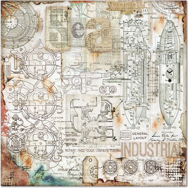 Stamperia - 12x12 Designer paper - Sea World Medusa