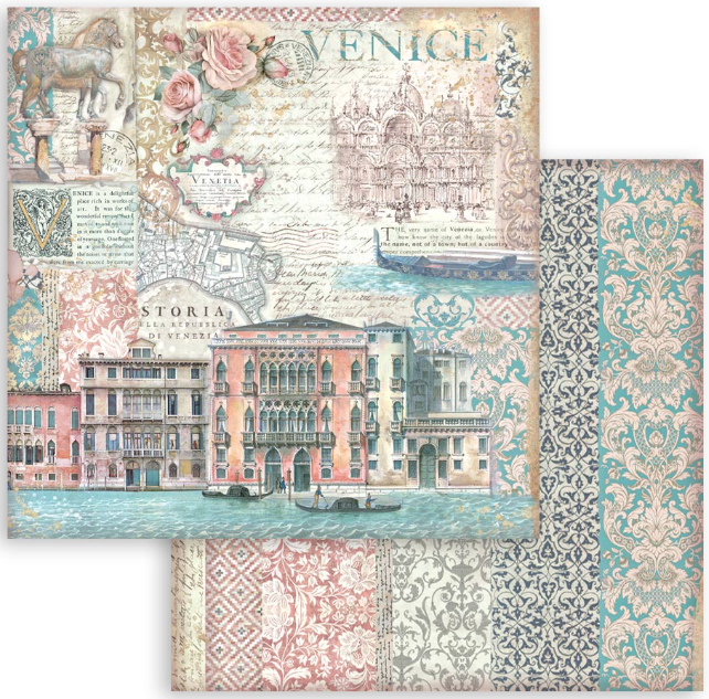Stamperia Venice City of Art - 12x12 Paper Pack