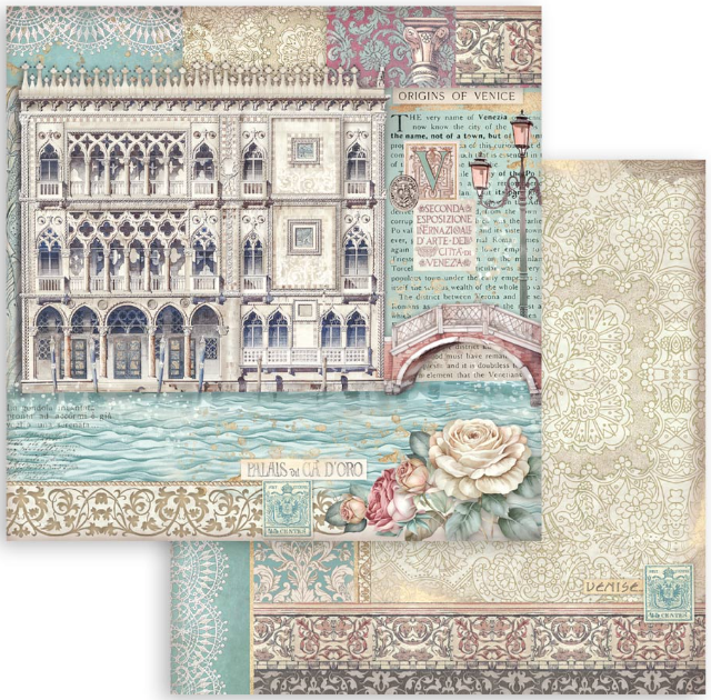 Stamperia Venice City of Art - 12x12 Paper Pack