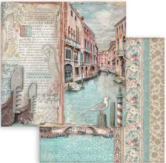 Stamperia Venice City of Art - 12x12 Paper Pack