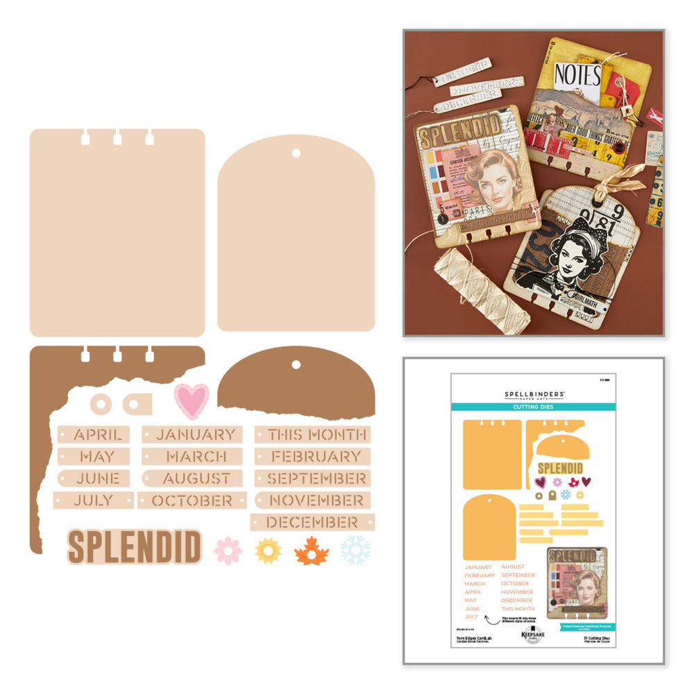 Keepsake Studios - Die - Torn Edges Card Lab