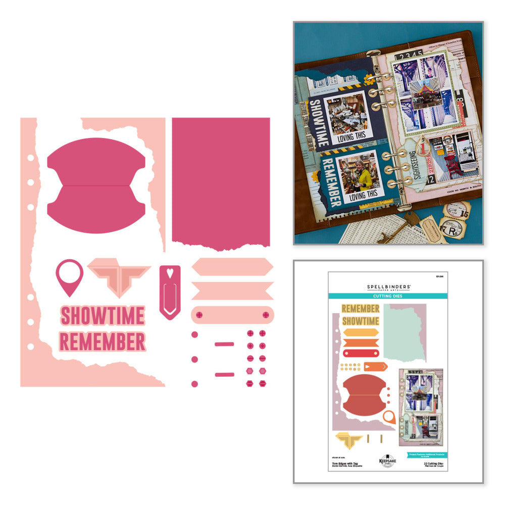 Keepsake Studios - Die - Torn Edges with Tag