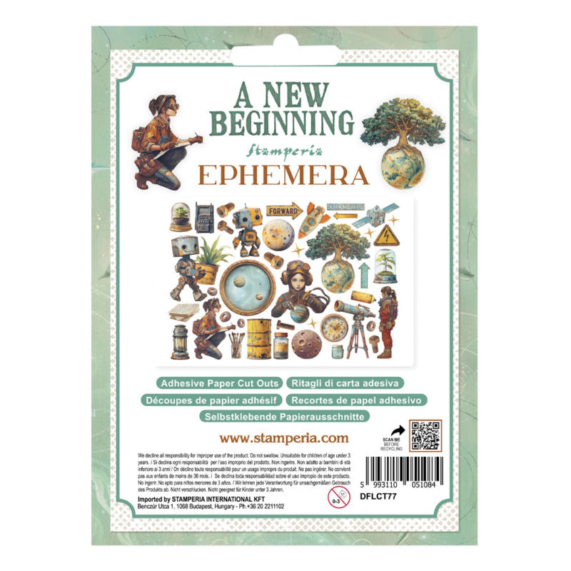 Stamperia A New Beginning - Adhesive Ephemera