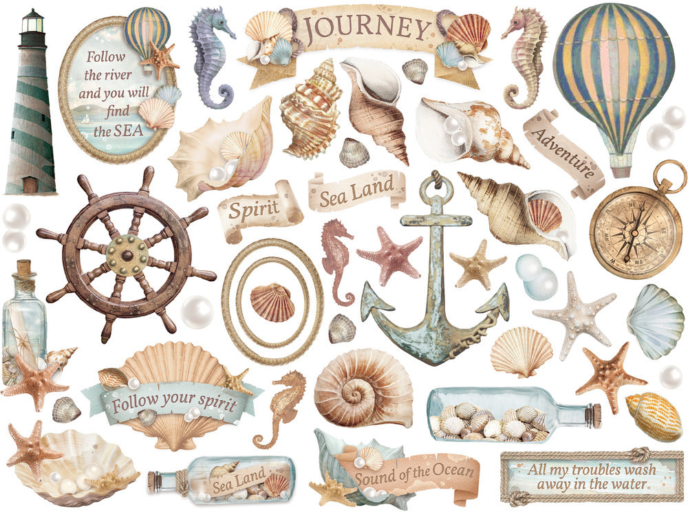 Stamperia - Die Cuts - Sea Land
