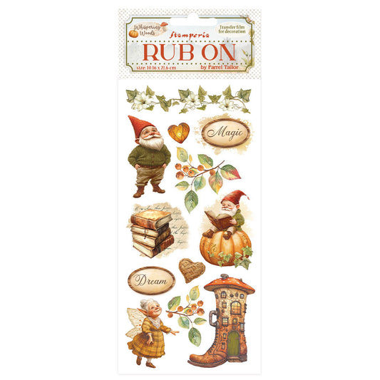 Stamperia Whispering Woods - Rub-Ons - Gnome