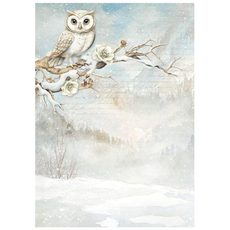 Stamperia The Owl's House - Rice Paper Backgrounds